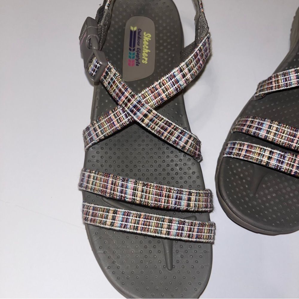 Skechers outdoor lifestyle slip ons colorful strappy sandals size 11 Women's - Picture 3 of 10